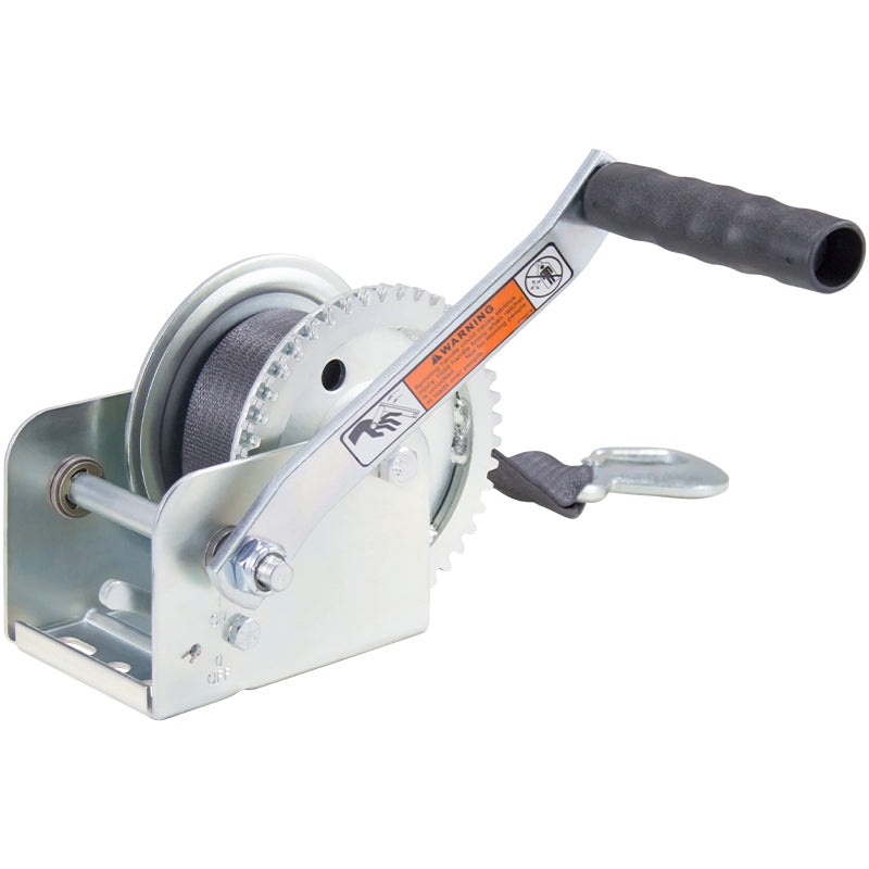 DUTTON 1100 LB PLATED WINCH W/15 FT STRAP [15191]