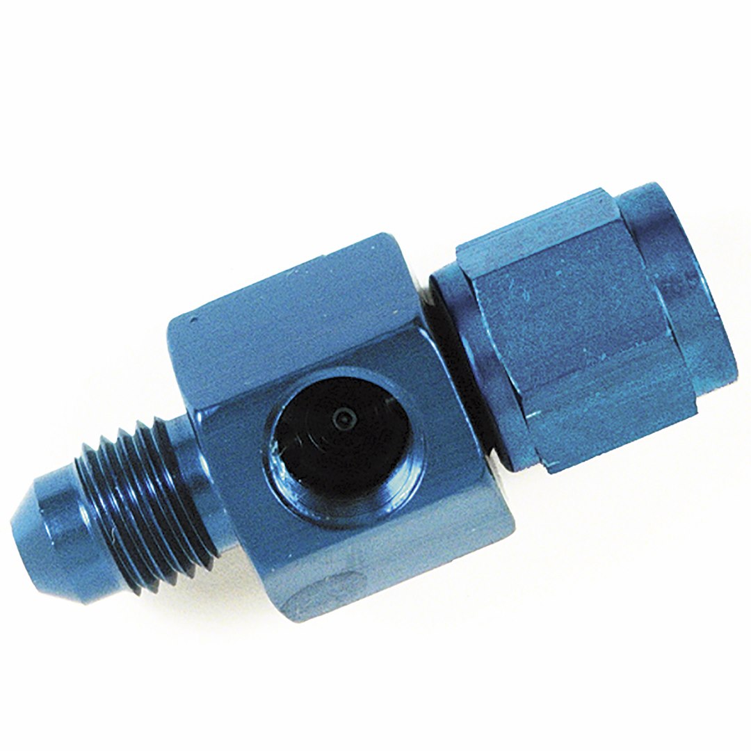 SPEEDFX -4AN W/1/8NPTF PORT PRESS GA FTG [560441BK]