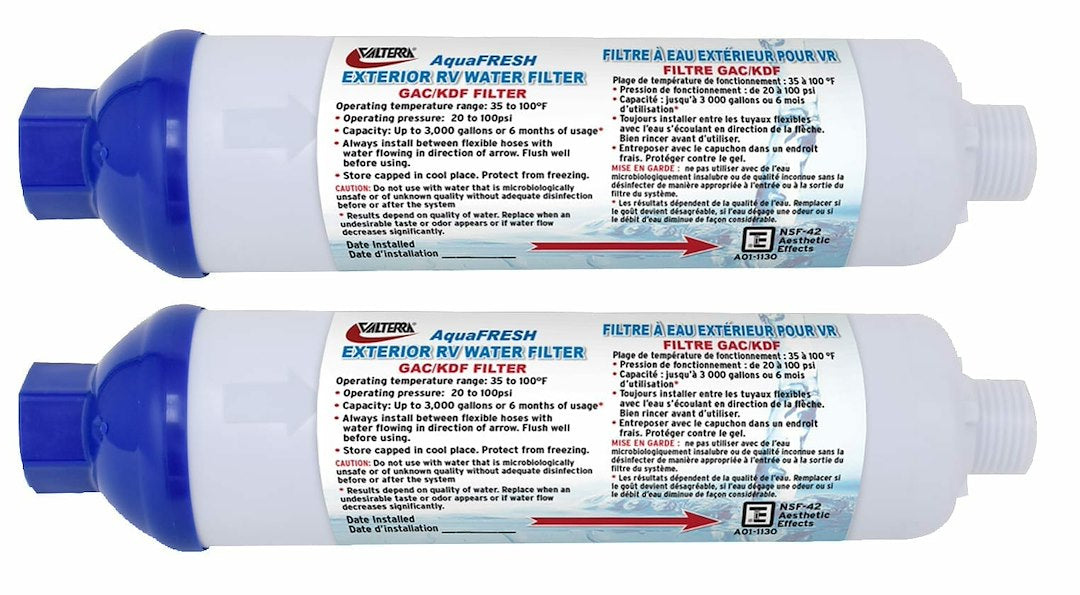 VALTERRA LLC INLINE WATER FILTER  2 PK CARDED [A01-1132VP]
