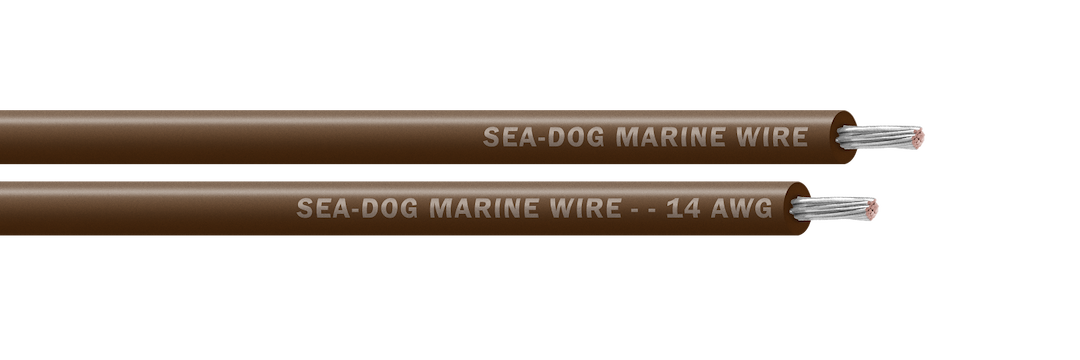 SEA DOG 14 AWG BROWN 100FT PRIMARY WIR E [8014072]