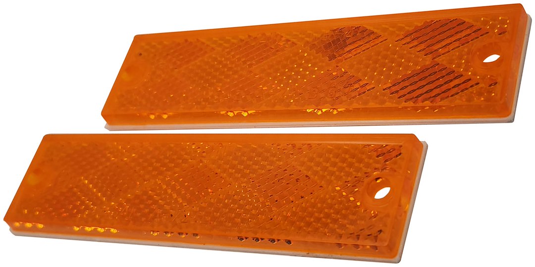 PETERSON MFG REFLECTOR AMBER [V487A]