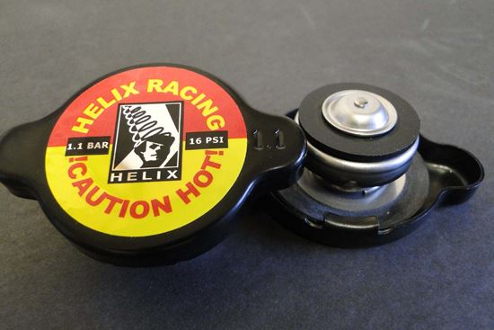 HELIX RACING RADIATOR CAP 1.1 BAR BLACK [212-1112]
