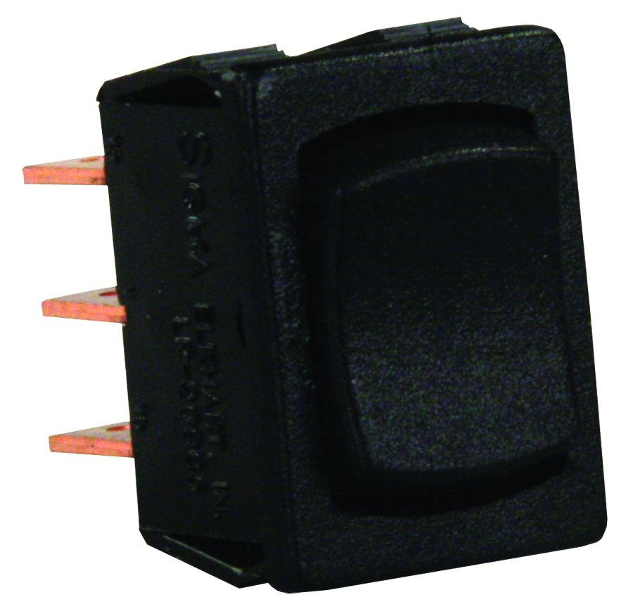 JR PRODUCTS MINI M-ON/OFF/M-ON SW  BK [13445]