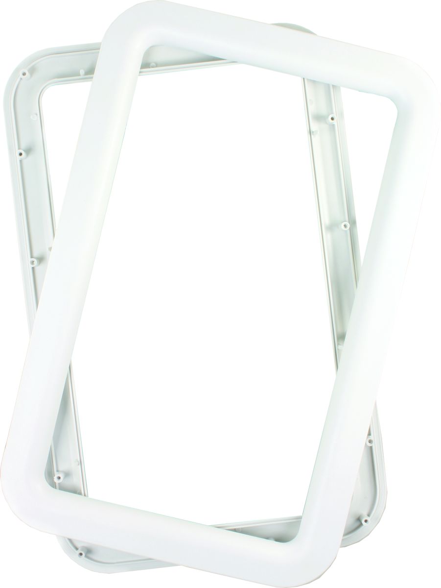 JR PRODUCTS DOOR WINDOW FRAME  WHITE [11011]