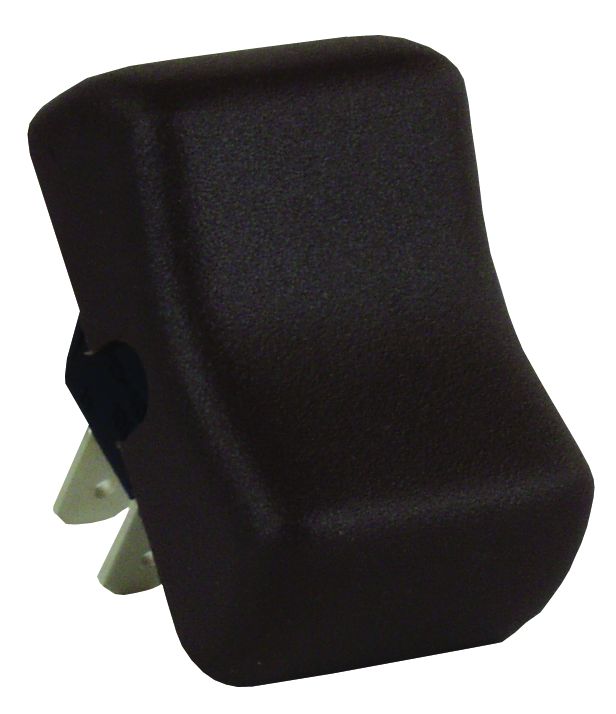 JR PRODUCTS SGL ON-OFF ROCKER SW  BR [12165]