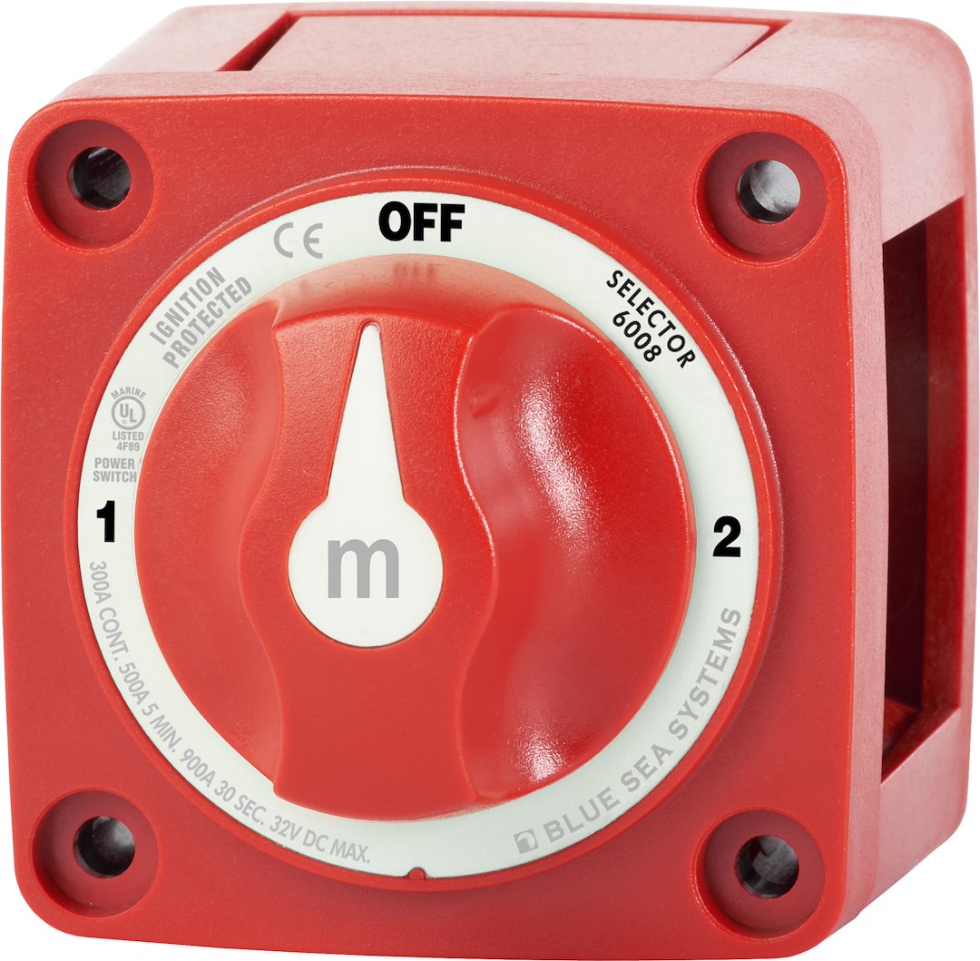 BLUE SEA SWITCH BATTERY M SELECTOR 3P [6008-BSS]