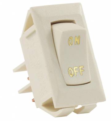 JR PRODUCTS LABEL 12V ON/OFF SW IVRY [12611-5]
