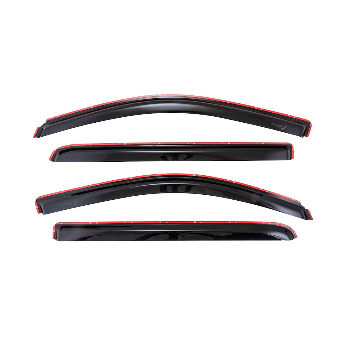 TRAILFX TFX INCHANNEL WNDW VENTS SMOKE 4PC [4536IC]