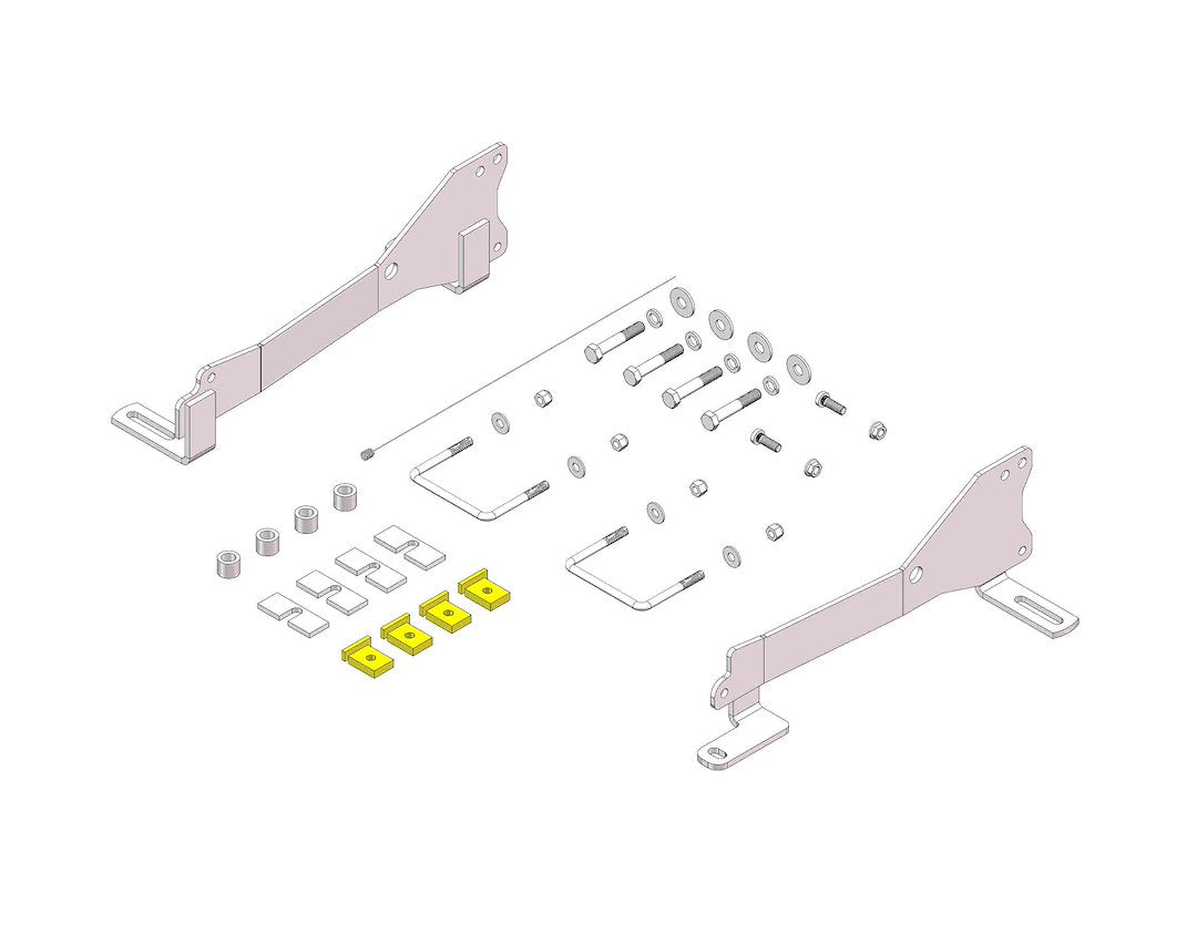 HUSKY TOWING CUSTOM BRACKET KIT CHEVY 1500 [32831]