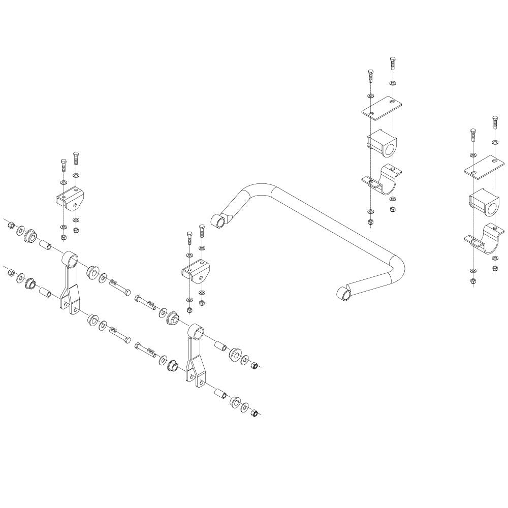 ROADMASTER SWAYBAR KIT  FRTLINR V-RIDE [1209-139]