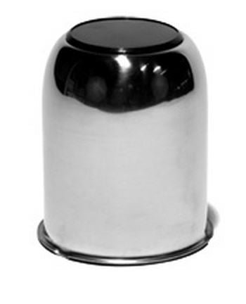 AMERICANA CNTR CAP; SS  3.18 BORE W/BLCK BUTN [90175]