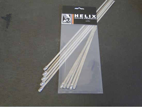 HELIX RACING STAINLESS STEEL CABLE TIES 14'  50P [304-5014]