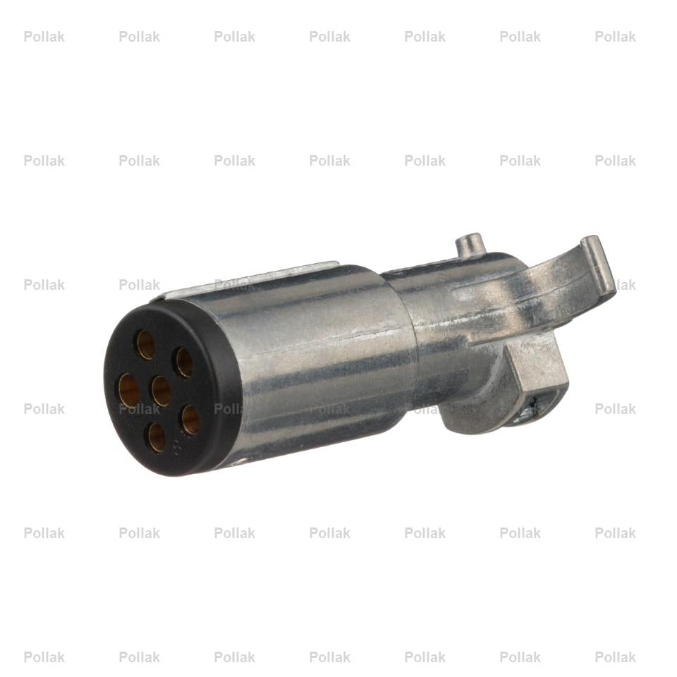 POLLAK 6 POLE ROUND PLUG W/O CABLEGUARD [6P-100V]
