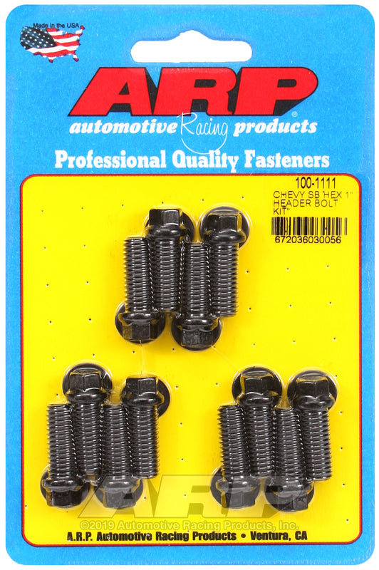 ARP SBCHVYHEX HDER BOLT KIT [100-1111]