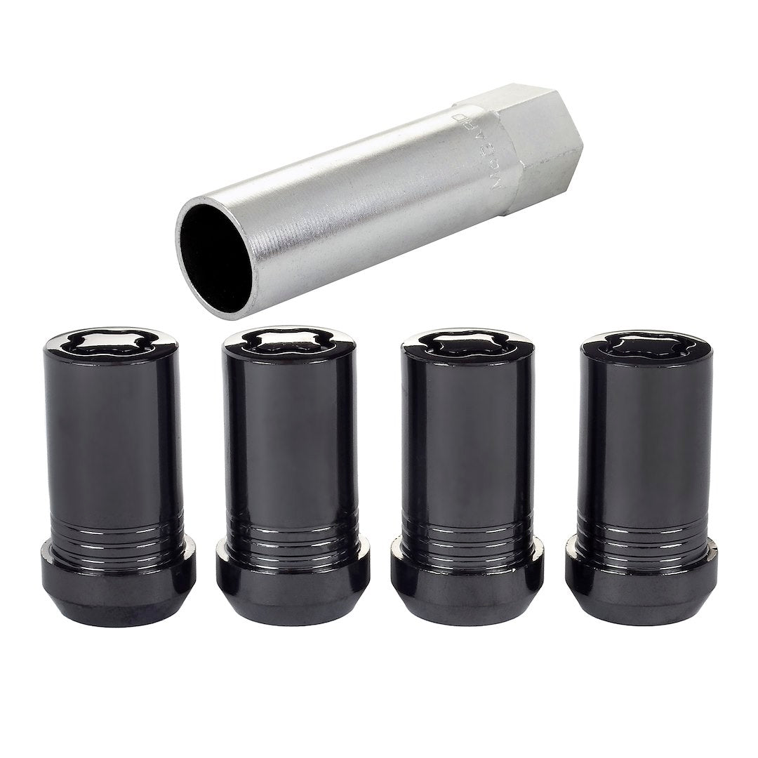 MCGARD 4 PAK TUNR LOK 14X1.5 BLK [25116]