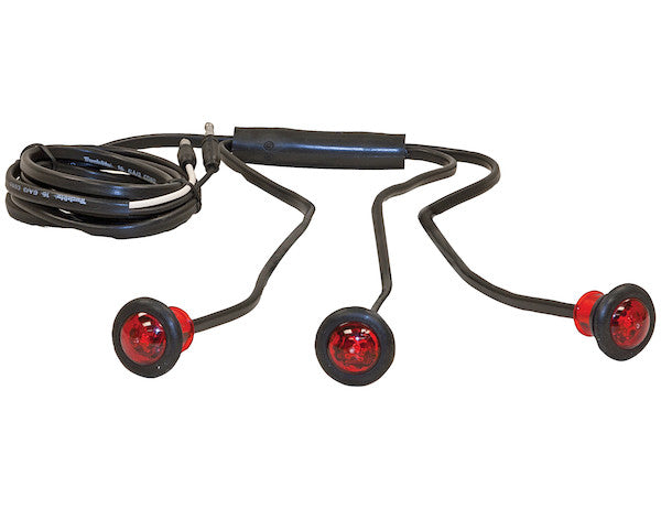 BUYERS PROD LIGHT  ID MARKER (9) LED RED 3/4IN [5627533]