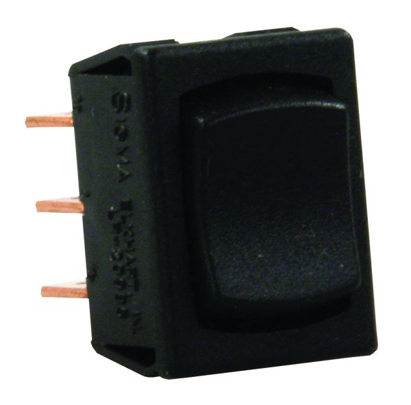 JR PRODUCTS MINI M-ON/OFF/M-ON SW  BK [13725]