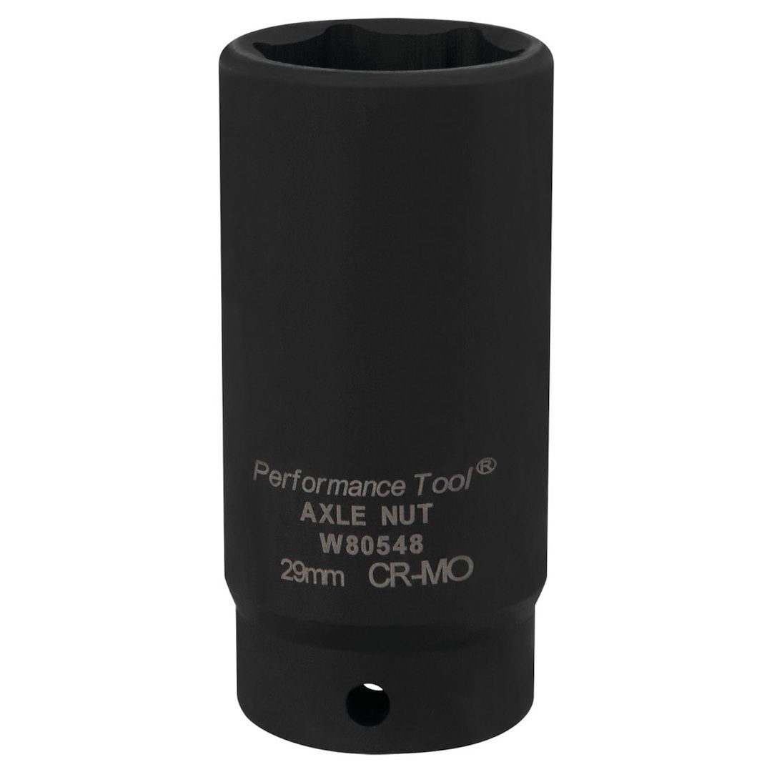 PERFORM TOOL AXLE NUT SOCKET 29MM [W80548]