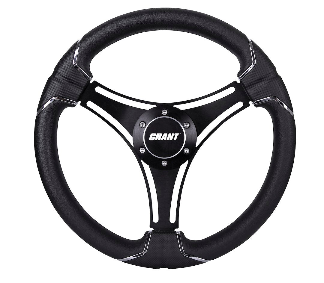 GRANT CLARK BLACK  - CHROME INSERTS - BLA [590-1-BS-A]