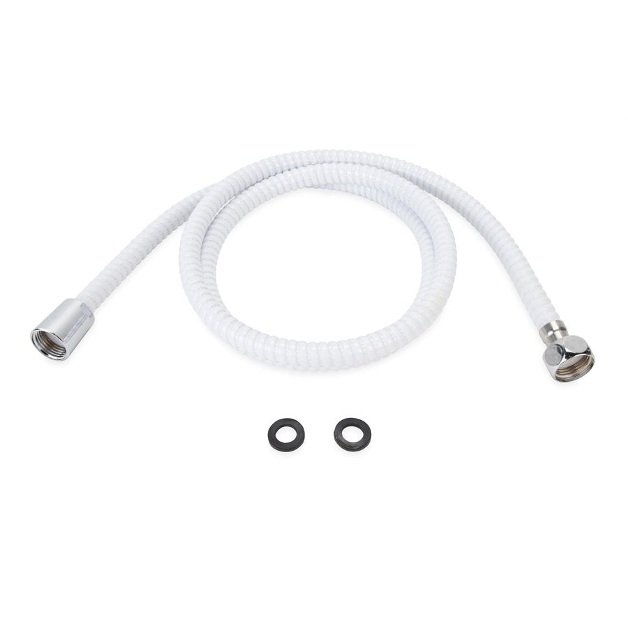 CAMCO SHOWER HOSE  WHITE  60' [43717]