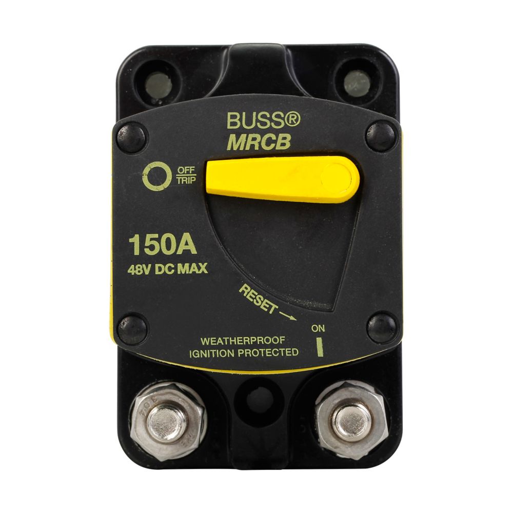 BUSSMANN TYPE 3 MARINE RATED F.M. CB - 150 A [CB187F-150]