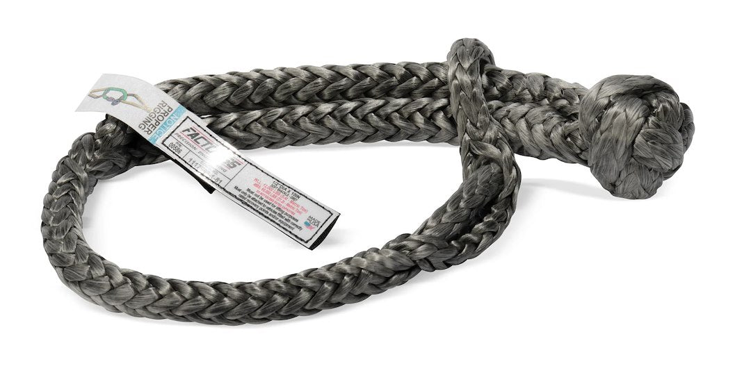 FACTOR 55 1/2'X10' STD SOFT SHACKLE GREY [00586]