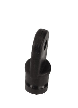 WHITECAP IND 7/8' INSIDE EYE END (PR.) BLK [3417BP]