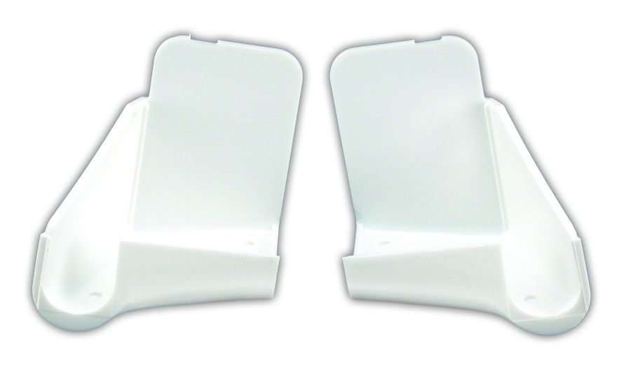 JR PRODUCTS RAIN GUTTER SPOUT  PW [389PW-A]