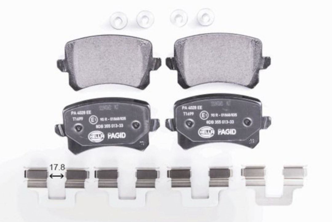 HELLA BRAKE PAD SET  DISC BRAKE [355025331]