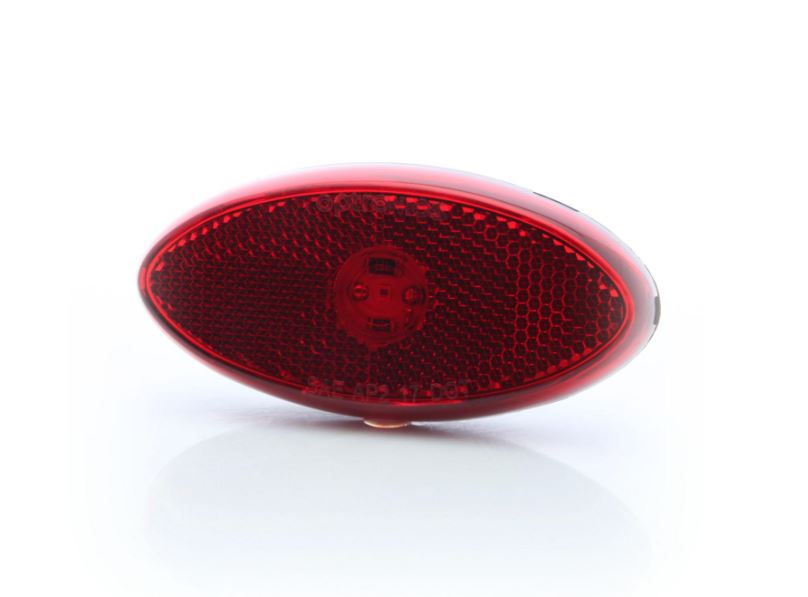 OPTRONICS LED OVAL MARKER LIGHT  REFLEX LENS [MCL0030RBBP]