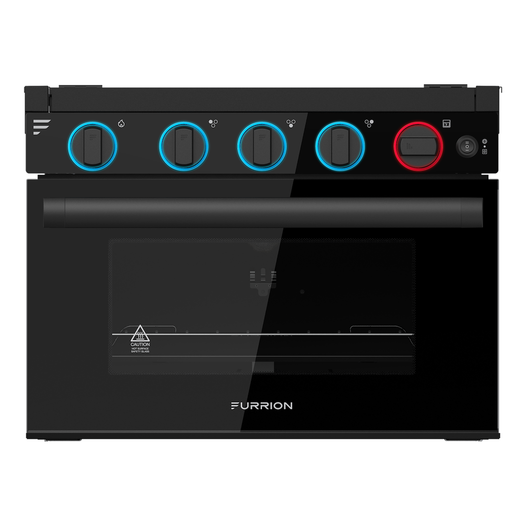 FURRION LLC FURRION 17' 3-BURNER ALL GLASS GAS [FGR17G3MA1B-BG]