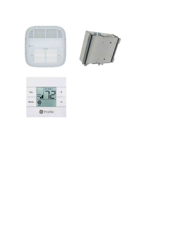 GE APPLIANCE ELECTRONIC NON-DUCTED UP KIT WHT [RVACS-NKITW]