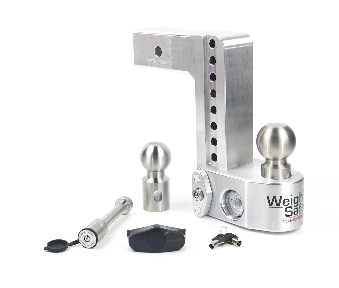 WEIGH SAFE WEIGH SAFE 8' DROP HITCH W/ 2' SHAN [WS8-2.5-KA]