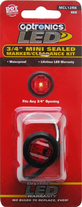OPTRONICS LED UNI-LIGHT KIT; RED [MCL12RK]