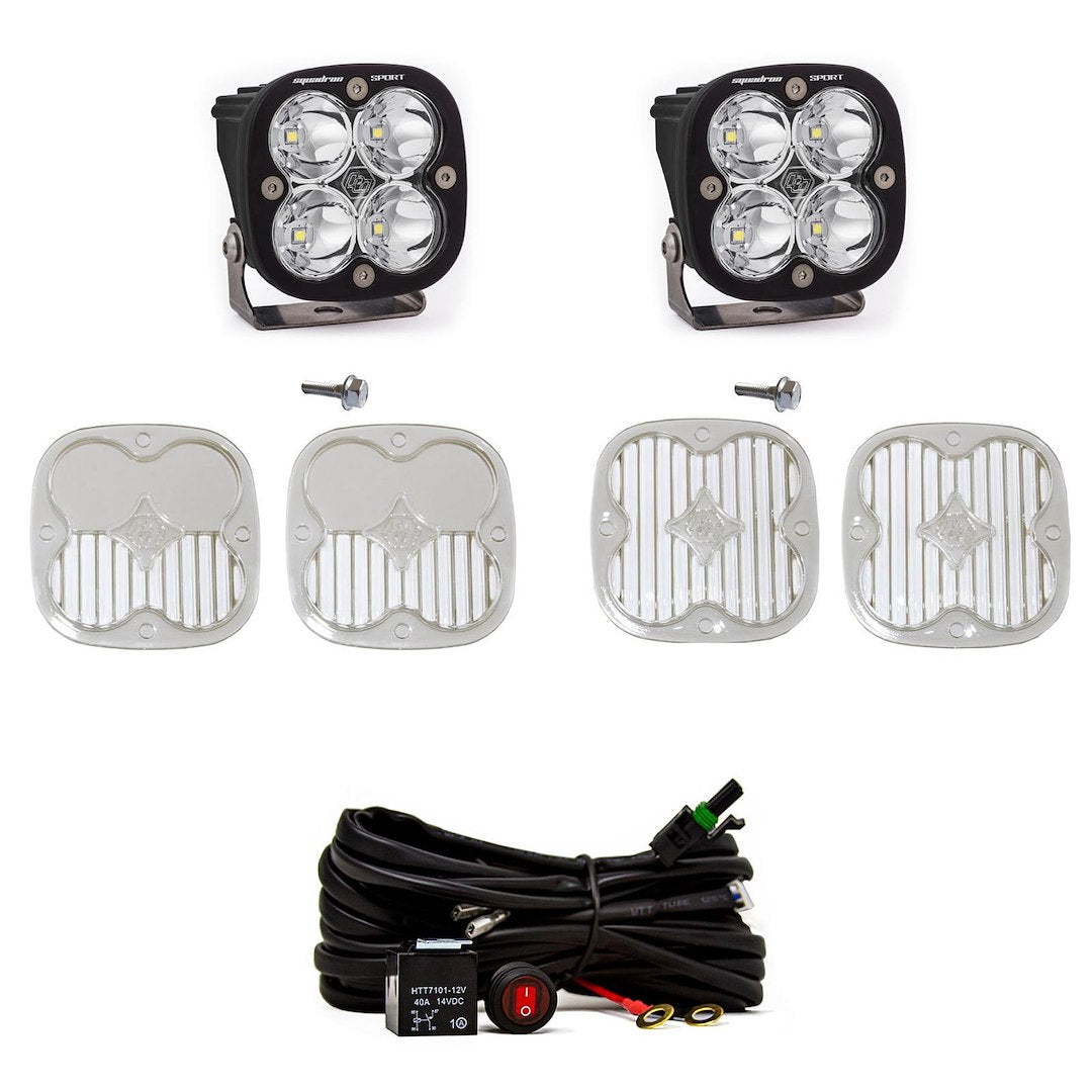 BAJA DESIGN A-PILLAR KIT; SQUADRON SPORT/ PAIR [447755]