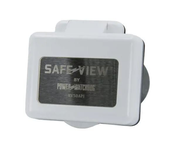HUGHES AUTO 50A SMART RV POWER INLET - WHITE [SV50API-W]