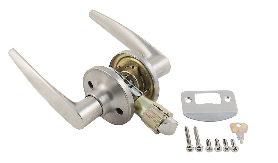 AP PRODUCTS LEVER  PASSAGE LOCK-STAINLESS STEEL [013-230-SS]