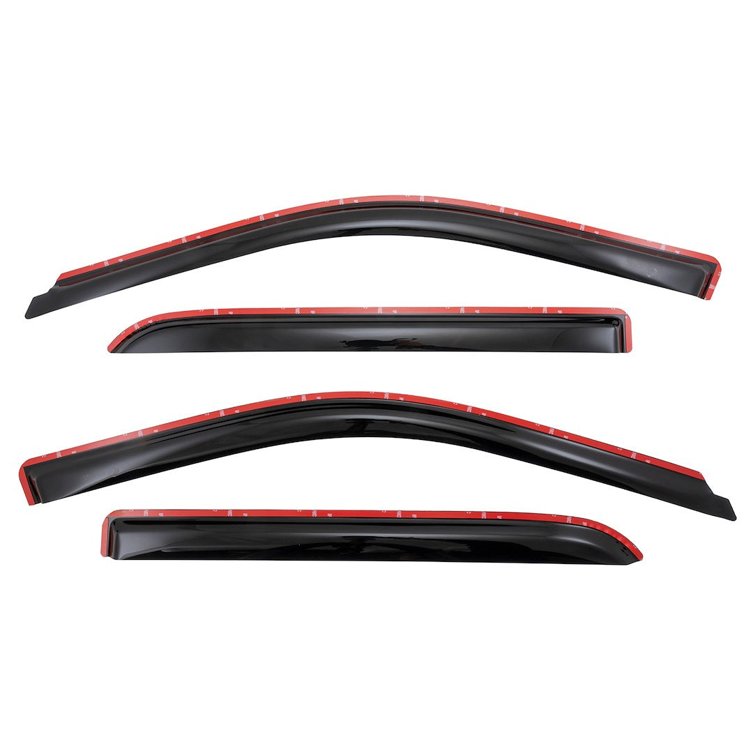 TRAILFX TFX INCHANNEL WNDW VENTS SMOKE 4PC [4109IC]