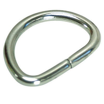 WHITECAP IND S.S. 'D' RING - 1' WEBBING [S-0243C]