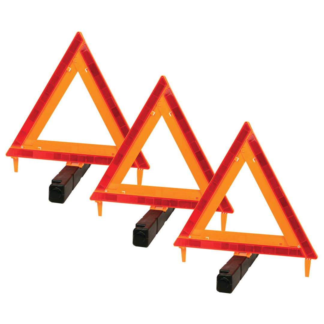 PERFORM TOOL DOT WARNING TRIANGLE 3PACK [W1498]