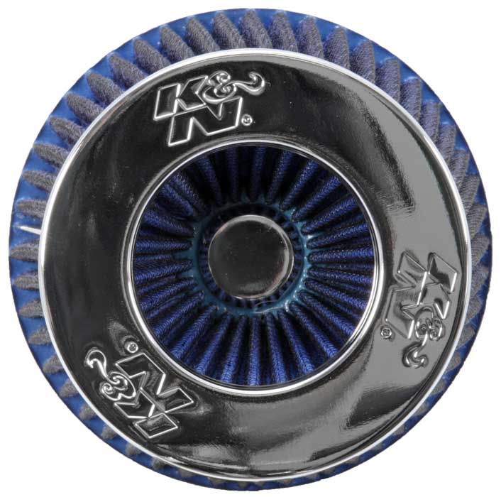 K&N FILTER UNIVERSAL CHROME FILTER [RG-1001BL]