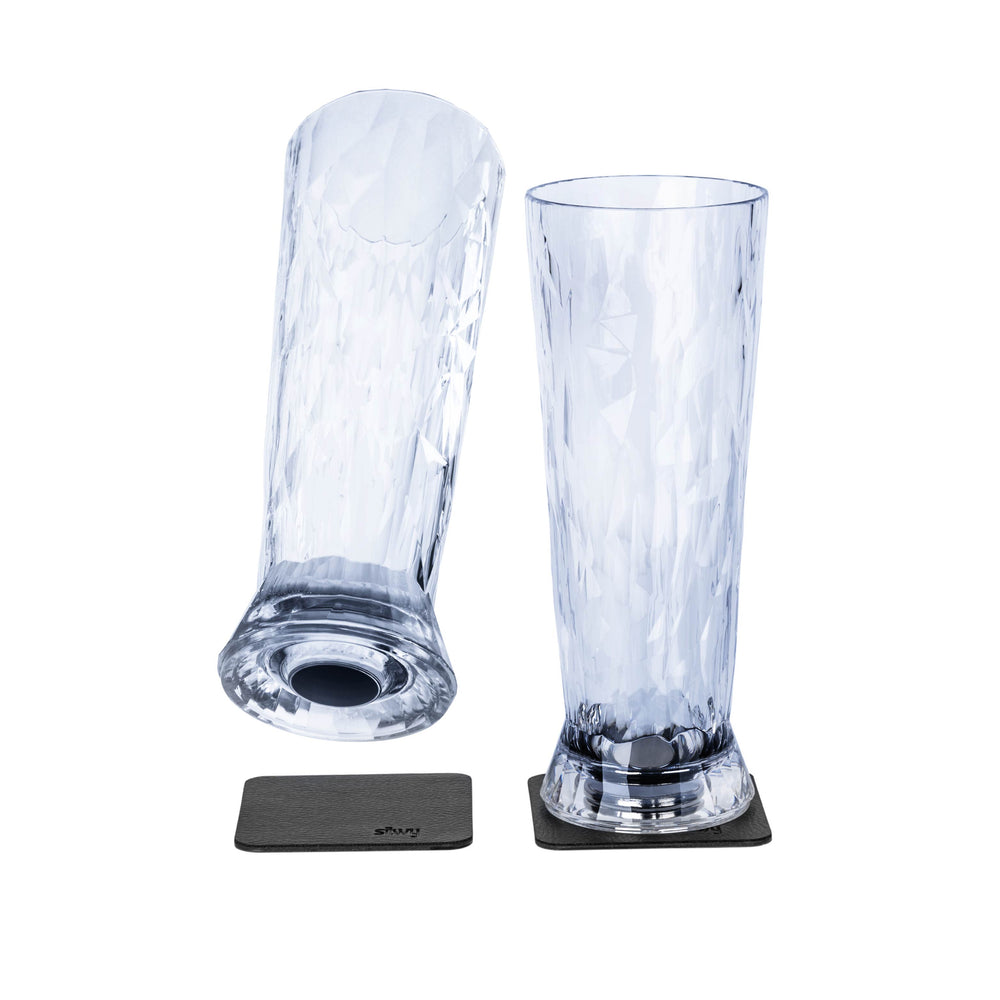 SILWY MAGNET MAGNETIC PLASTIC GLASSES BEER [KO-BE-C-2]