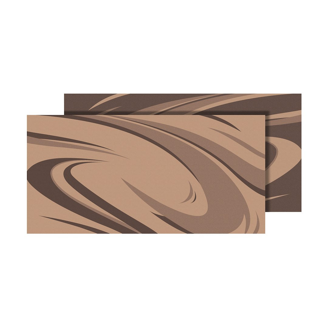 FAULKNER MAT MOD SWISH BRN/BEIGE 9X18 [53010S]