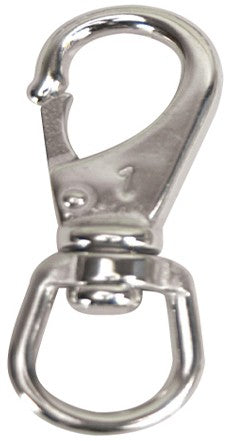 WHITECAP IND S.S. SWIVEL EYE BOAT SNAP  SIZE 1 [S-4021C]