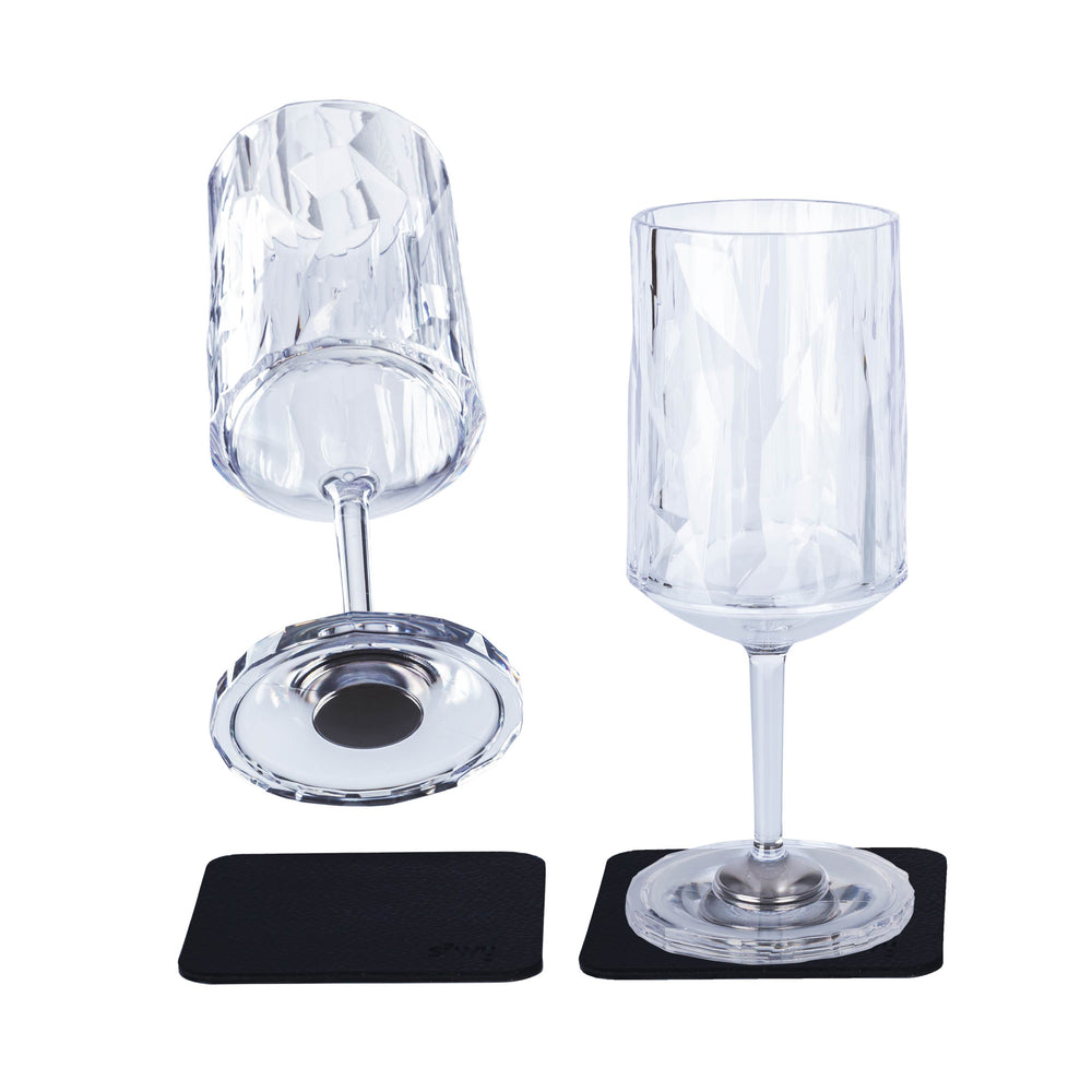 SILWY MAGNET MAGNETIC PLASTIC GLASSES WINE [KO-WI-C-2]