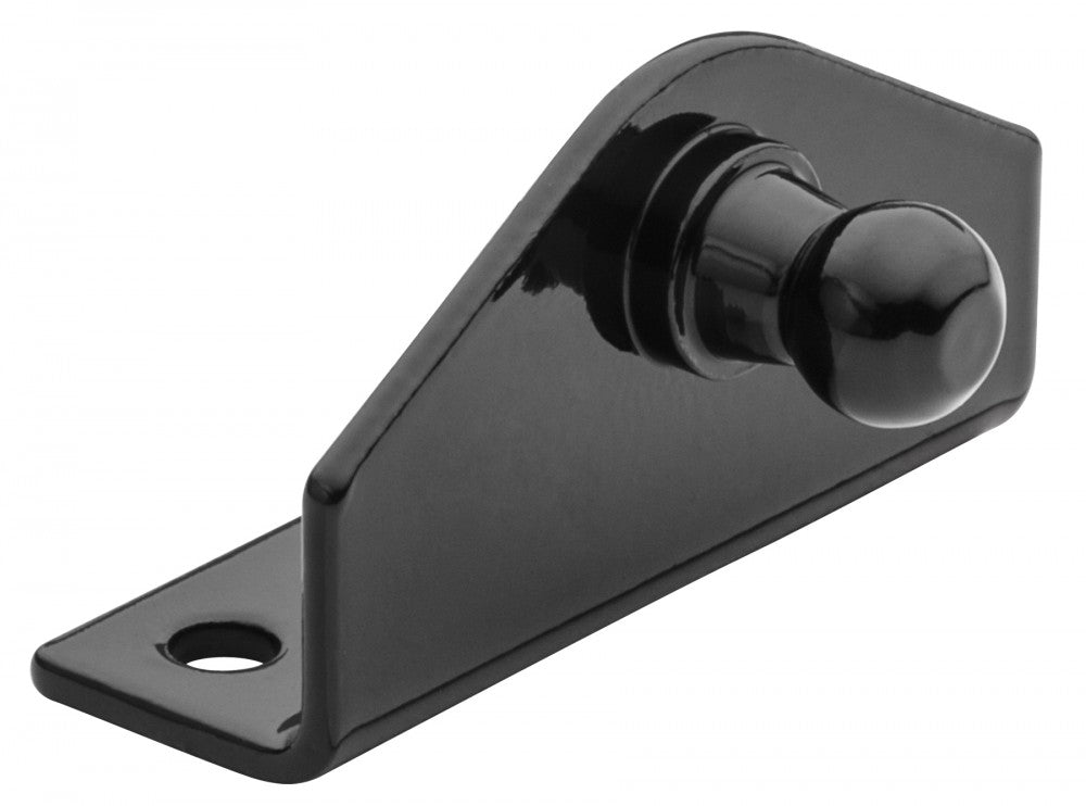 WHITECAP IND BLK STEEL MOUNTING BRCKT-2' X 5/8' [G-1015BC]