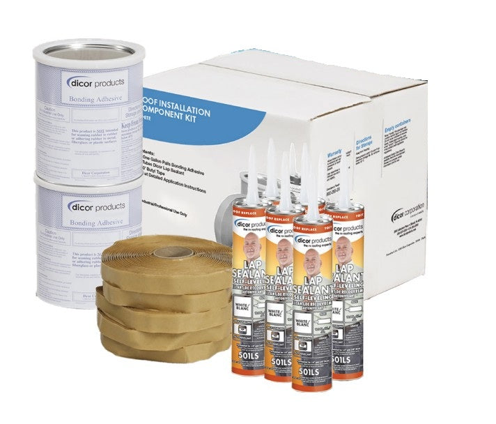 DICOR CORP INSTALLATION KIT FOR EPDM PLUS AND [601-CK-T]