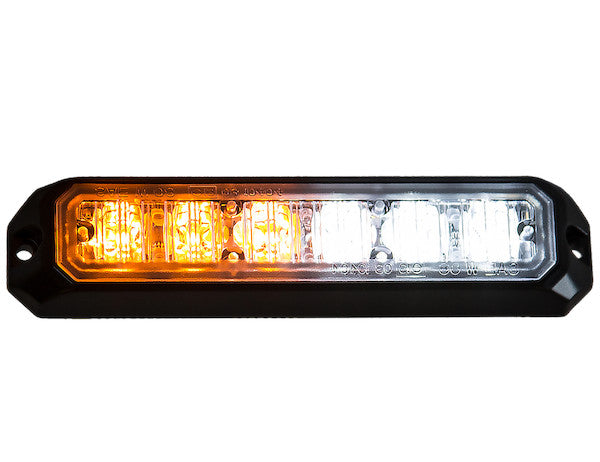 BUYERS PROD LIGHT STROBE 5IN  6 LED  AMBER/CLEA [8891502]