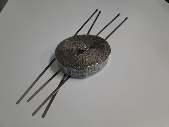 HELIX RACING BRONZE EXHAUST WRAP KIT 2'X 25FT. [504-2025]