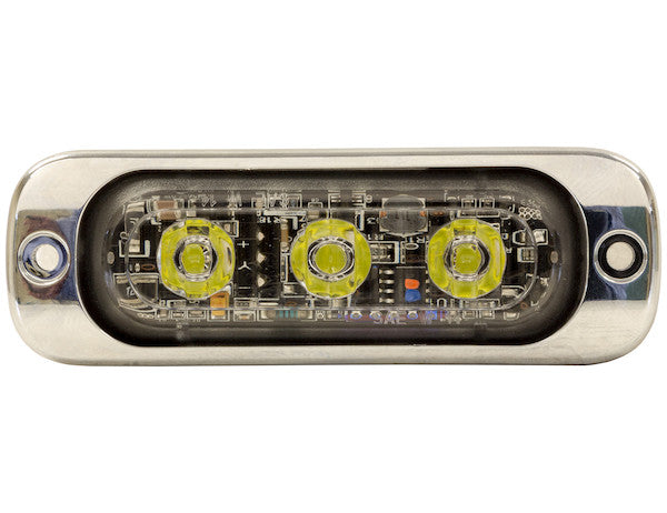 BUYERS PROD LIGHT STROBE 3-3/8IN 3-LED CLEAR [8892301]